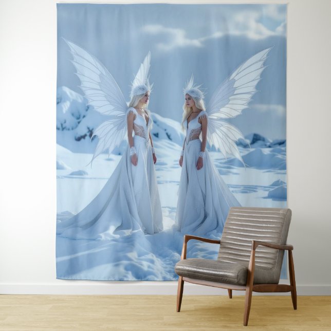 Tapiz „Hinter der Eismauer – Das verborgene Reich“ (In situ)