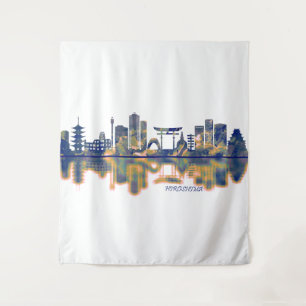 Tapiz Hiroshima Skyline