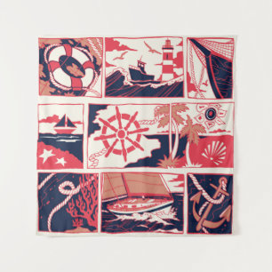 Tapiz Historia marina