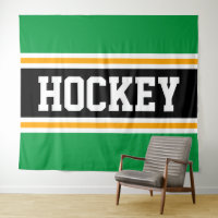 HOCKEY Atletismo Brillante Rayas Amarillo Negro Ve
