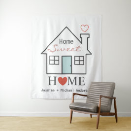 Tapiz Hogar dulce Hogar personalizado