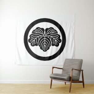 Tapiz Hoja de hiedra en círculo