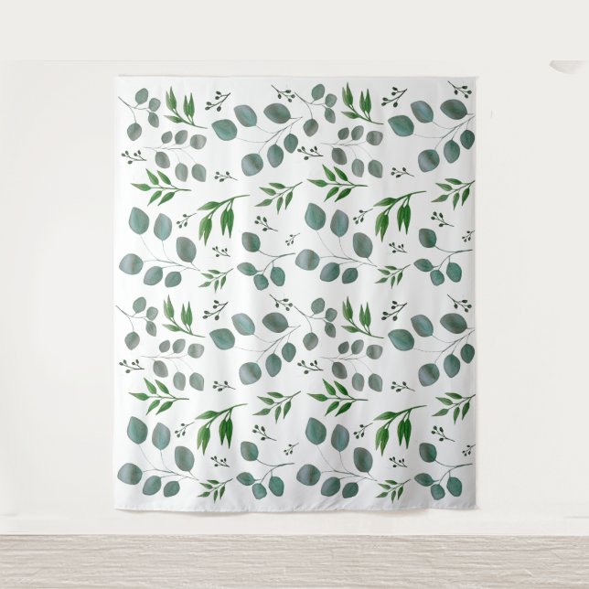 Tapiz Hojas de eucalipto (Anverso)