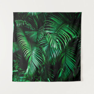 Tapiz Hojas de palma verdes