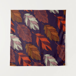 Tapiz Hojas diagonales: patrón de cosecha manual