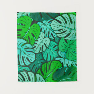Tapiz Hojas Grunge Monstera No. 2 Pequeñas