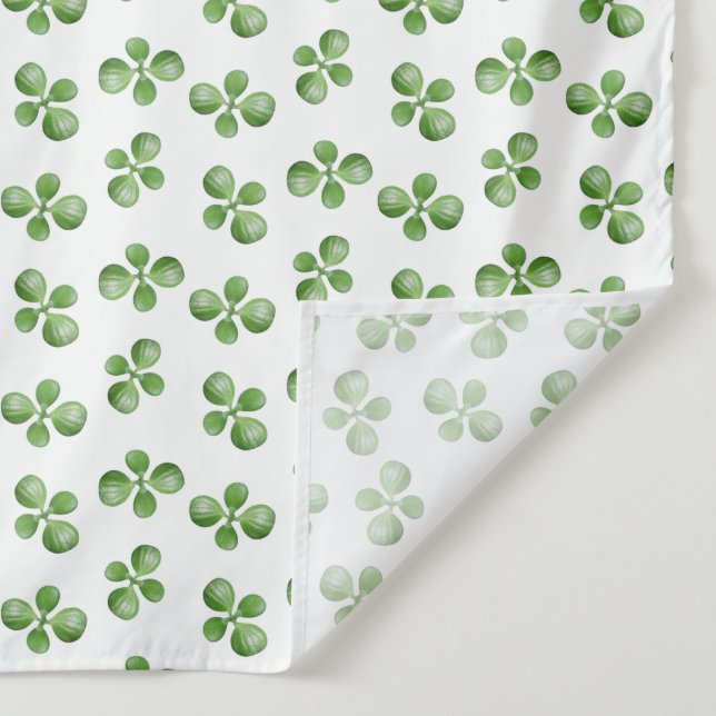 Tapiz Hojas suculentas verdes y amigables modernas sobre (Detalle)