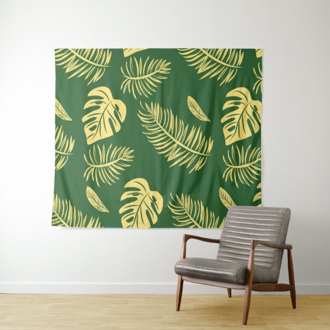 Tapiz Hojas tropicales 19 (In situ (horizontal))