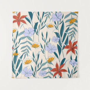 Tapiz Hojas Tropicales: Antecedentes Abstractos De Moda.