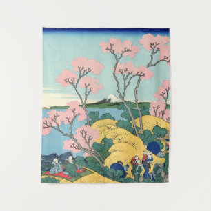 Tapiz Hokusai Fuji de Gotenyama en el Tōkaidō en Shin