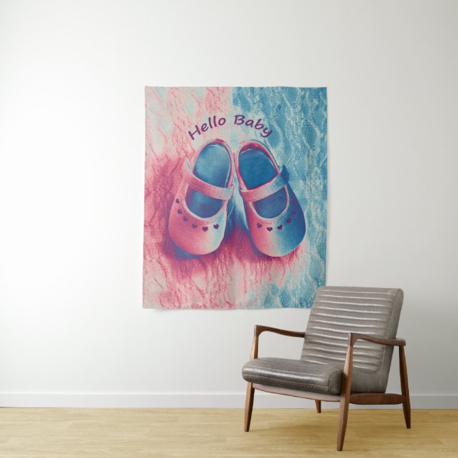 Tapiz Hola bebé - encantador (In situ)