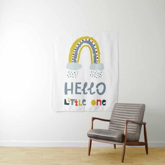 Tapiz Hola mi pequeño arcoiris (In situ)