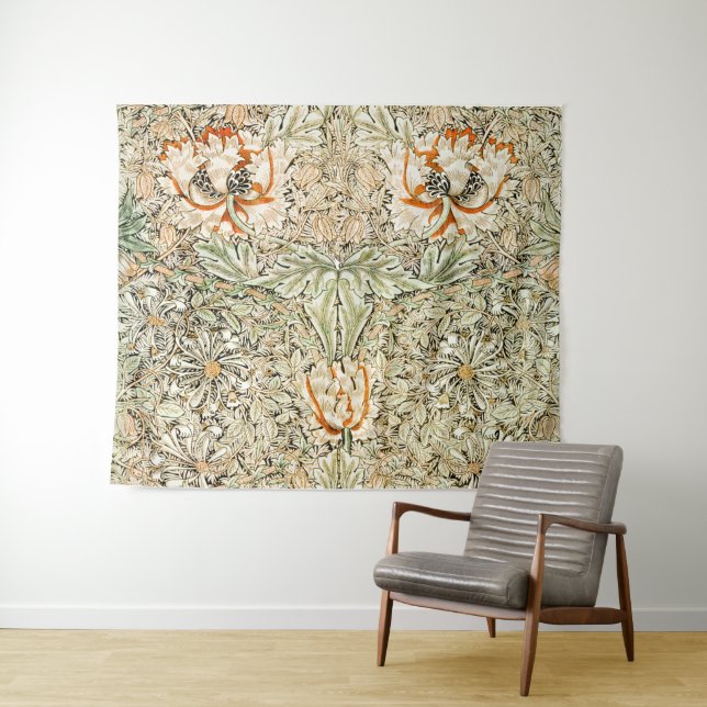 Tapiz Honeysuckle, William Morris (In situ (horizontal))
