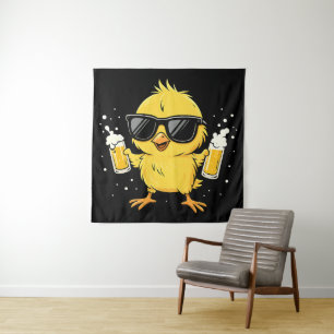 Tapiz Hora de Cerveza Madafakas Meme Divertido Pato Gans