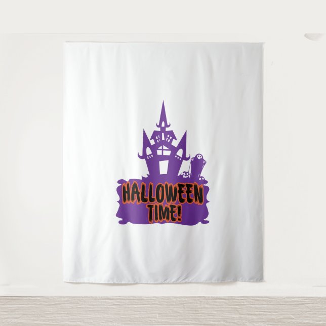 Tapiz ¡Hora de Halloween! (Anverso)