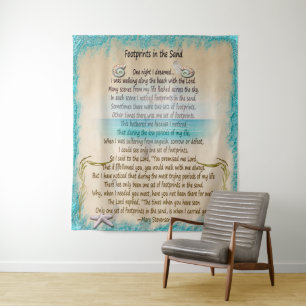 Tapiz Huellas en la arena