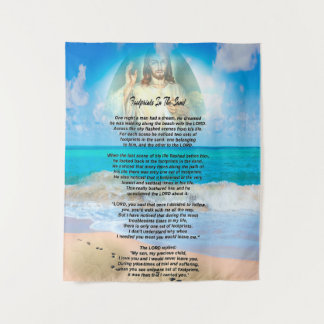 Tapiz Huellas En La Arena