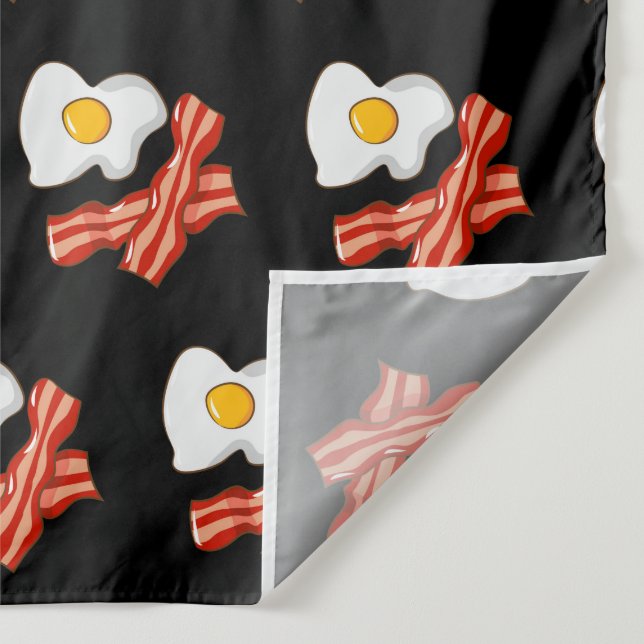 Tapiz Huevos fritos Bacon Breakfast Amantes comida basur (Detalle)