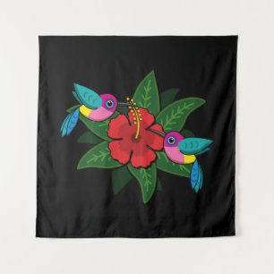 Tapiz Hummingsbirds tierno y sobre el Personalizado de f