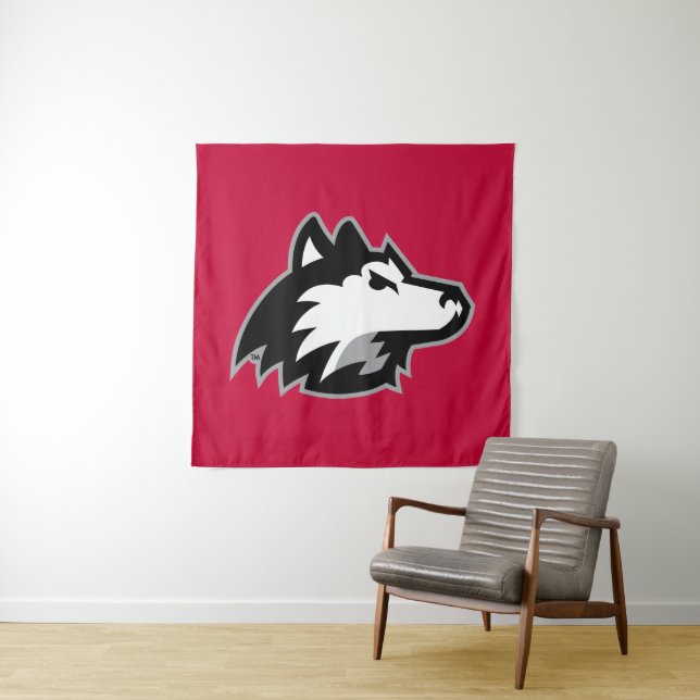 Tapiz Huskies del norte de Illinois (In situ)