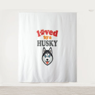 Tapiz Husky Dog Lover