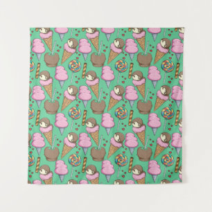 Tapiz Ice cream pattern   Lollies pattern   lollipop 29