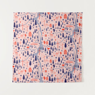 Tapiz Iconos australianos, patrón decorativo impecable.