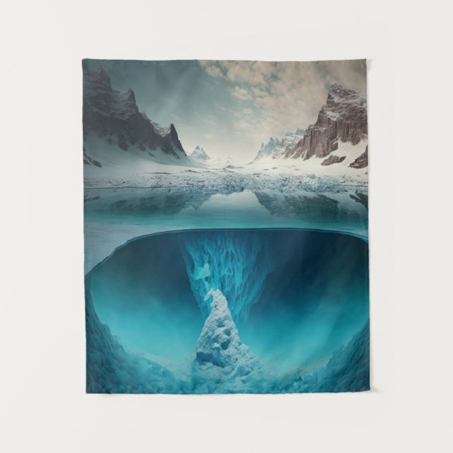 Tapiz Icy Mountain View (Anverso)