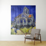 Tapiz Iglesia de Auvers, Van Gogh<br><div class="desc">Vincent Willem van Gogh (30 de marzo de 1853 a 29 de julio de 1890) fue un pintor holandés post-impresionista que figura entre las figuras más famosas e influyentes de la historia del arte occidental. En poco más de una década, creó unas 2.100 obras de arte, entre ellas unas 860...</div>