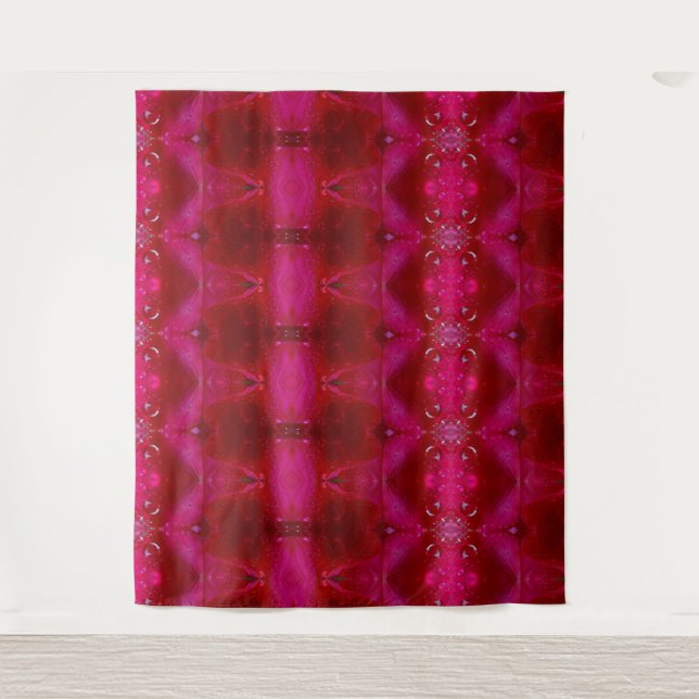 Tapiz Ikat rojo (Anverso)