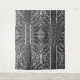 Tapiz Ikat rojo y verde