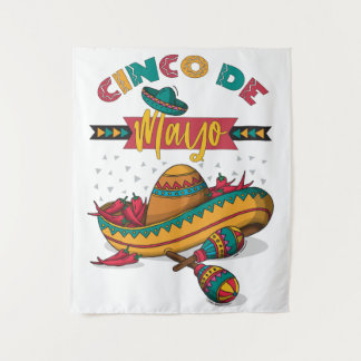 Tapiz Ilustracion Cinco De Mayo, 1/2