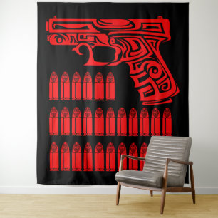 Tapiz Ilustración de Arma Tribal