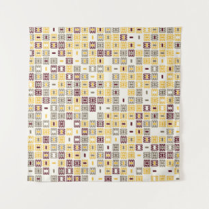 Tapiz Ilustración de diseño de patrones geométricos sin 