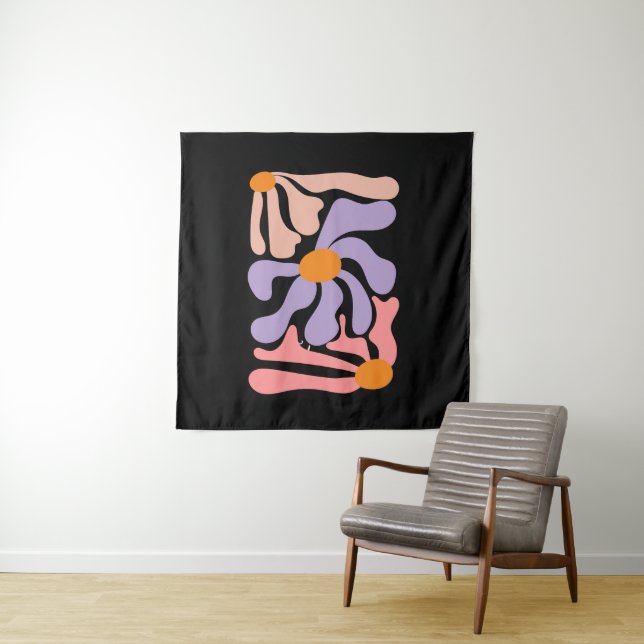 Tapiz Ilustración de Flores Arte (In situ)