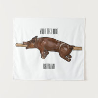 Ilustracion de personalizado asado de cerdo / cerd
