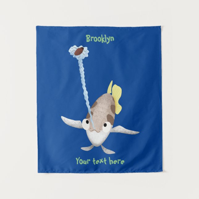 Tapiz Ilustracion de personalizado de Arquero Cutáneo (Anverso)