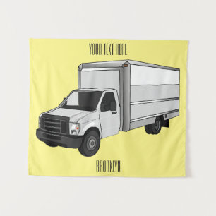 Tapiz Ilustracion de personalizado de camiones de cajas