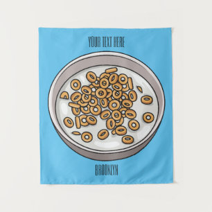 Tapiz Ilustracion de personalizado de cereales