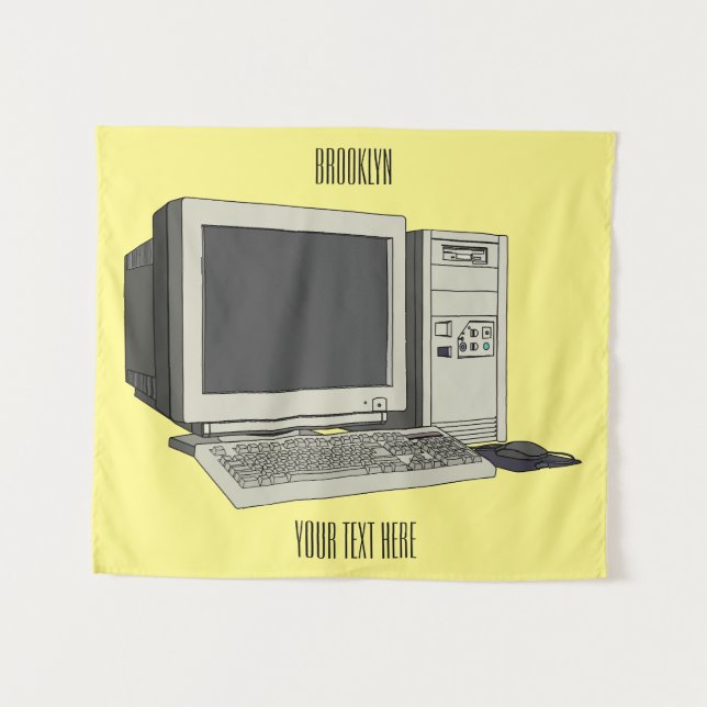 Tapiz Ilustracion de personalizado de equipos (Anverso (horizontal))