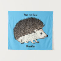 Ilustracion de personalizado de hedgehog espinoso