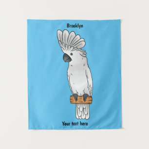 Tapiz Ilustracion de personalizado de pájaro de paraguas