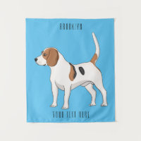 Ilustracion de personalizado de perro Beagle