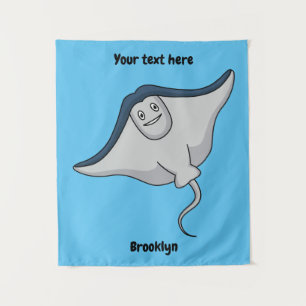 Tapiz Ilustracion de personalizado de pescado de Stingra