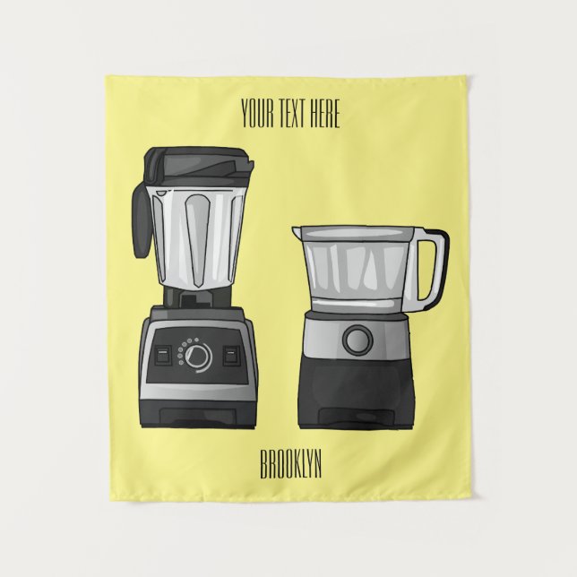 Tapiz Ilustracion de personalizado de procesador y mezcl (Anverso)