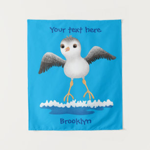 Tapiz Ilustracion de personalizado de sandpier de bebé