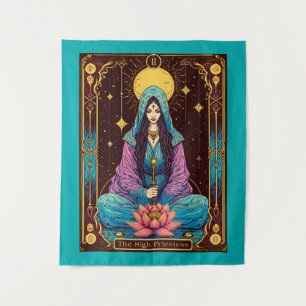 Tapiz Ilustración de Tarot, la Sumo Sacerdotisa