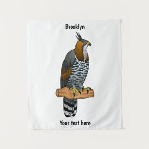 Tapiz Ilustracion del personalizado de las aves ornate h