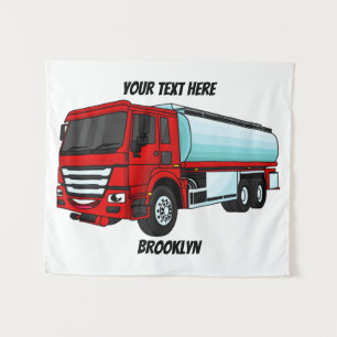 Tapiz Ilustracion del personalizado de transporte de com