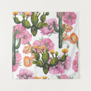 Tapiz Ilustracion dibujado a mano. Dibujo de acuarela. C